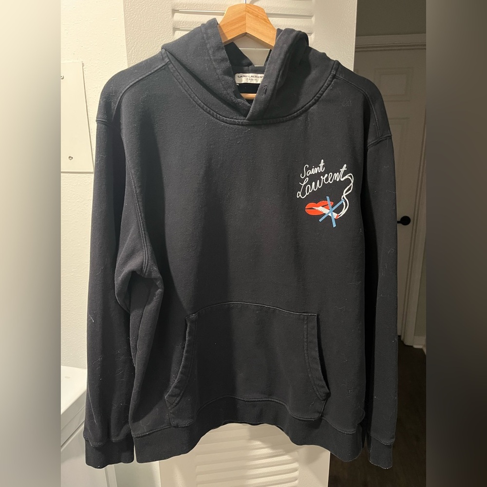 Saint Laurent “No Smoking” Hoodie M